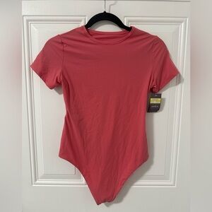 Auden Women's Luxe Stretch Thong
Bodysuit Coral Pink Size M NWT